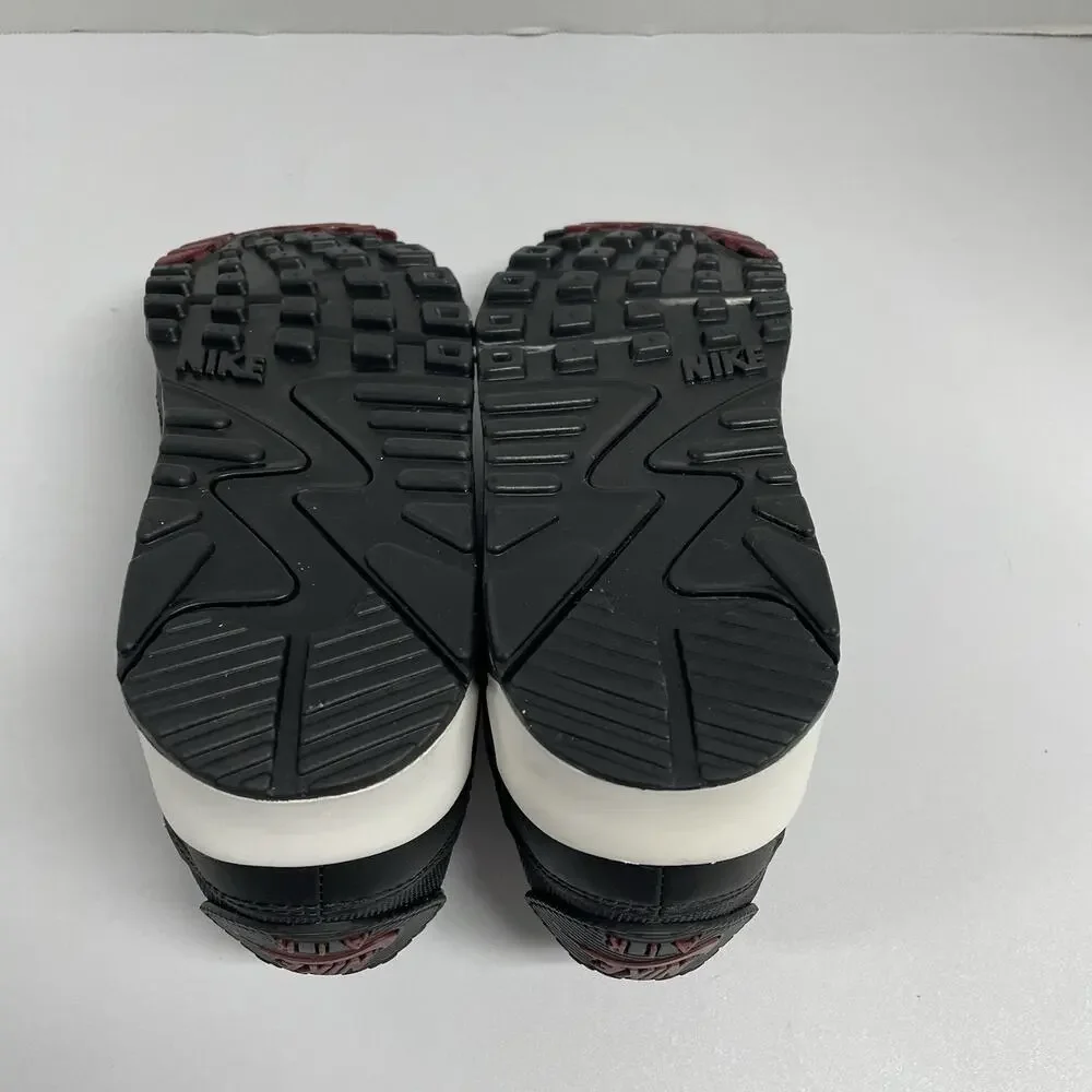 Nike Air Max 90 Anthracite Team Red DQ4071 001 Size 6 Men Size 7.5 Women Black